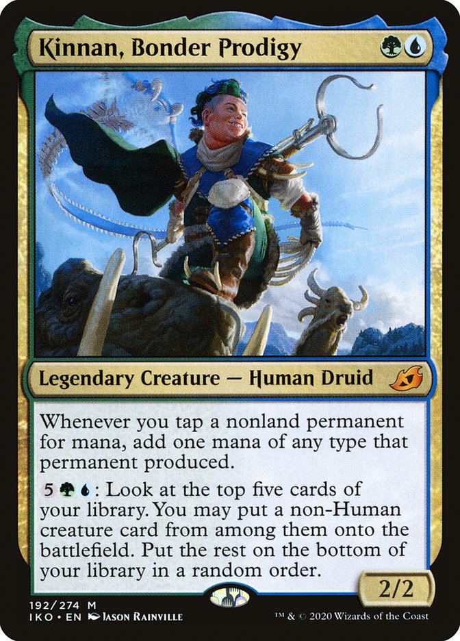 (Japanese) Kinnan, Bonder Prodigy [Ikoria: Lair of Behemoths]