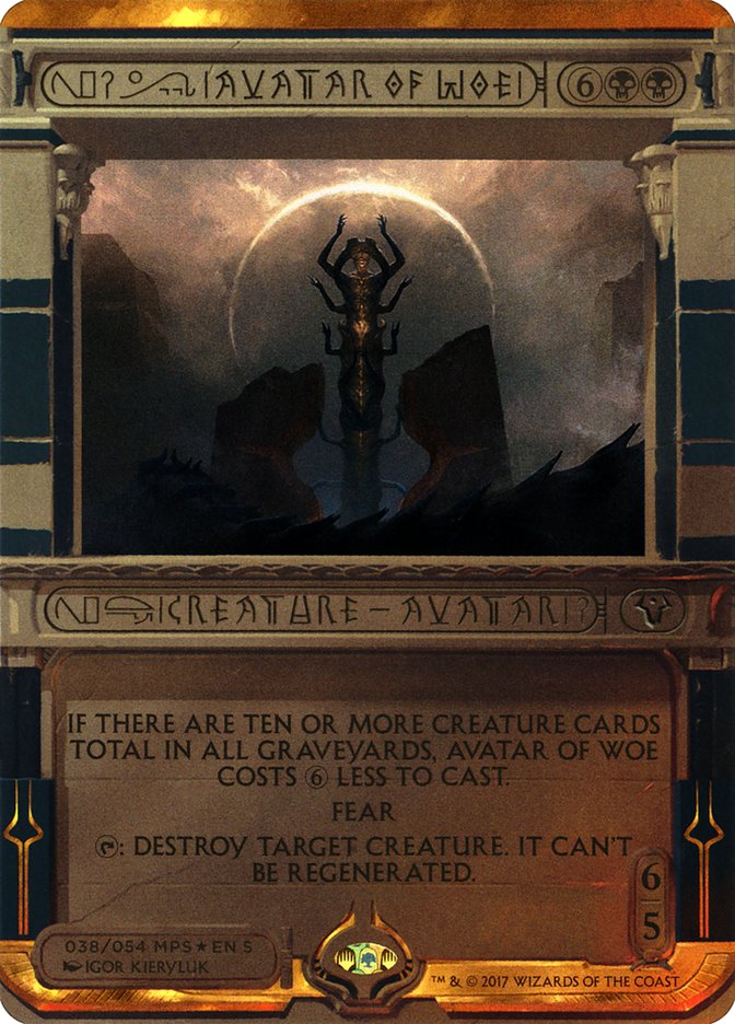 Avatar of Woe (Invocation) [Amonkhet Invocations]
