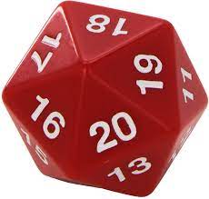 55mm 20 Sided Die