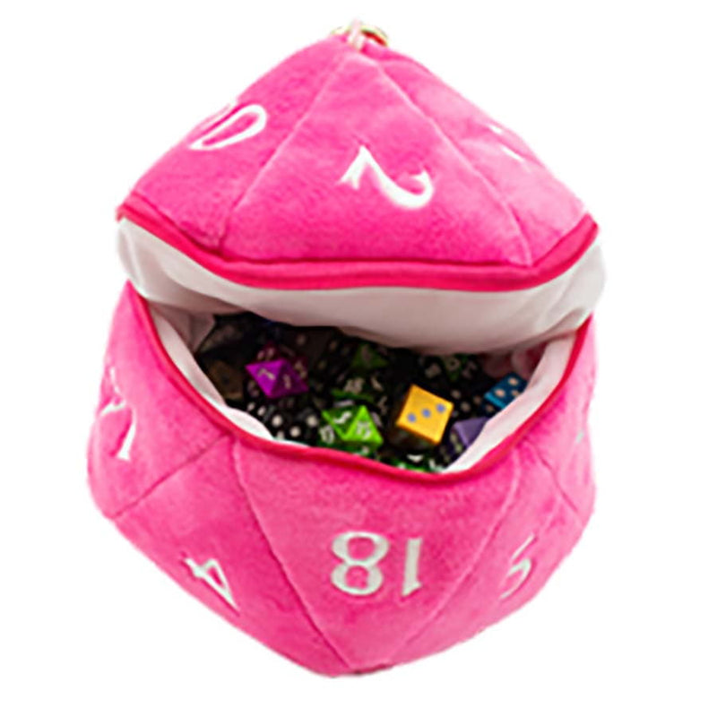 D20 Plush Dice Bag