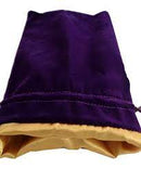 Metallic Dice Games Dice Bag: 4x6: Velvet/Satin: